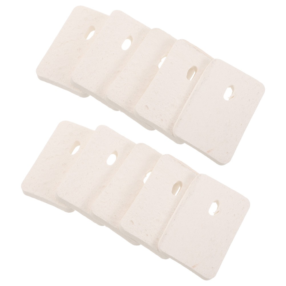 10pcs Compressed Wood Pulp Sponges, White Cleaning Sponges for Baby Bottles and