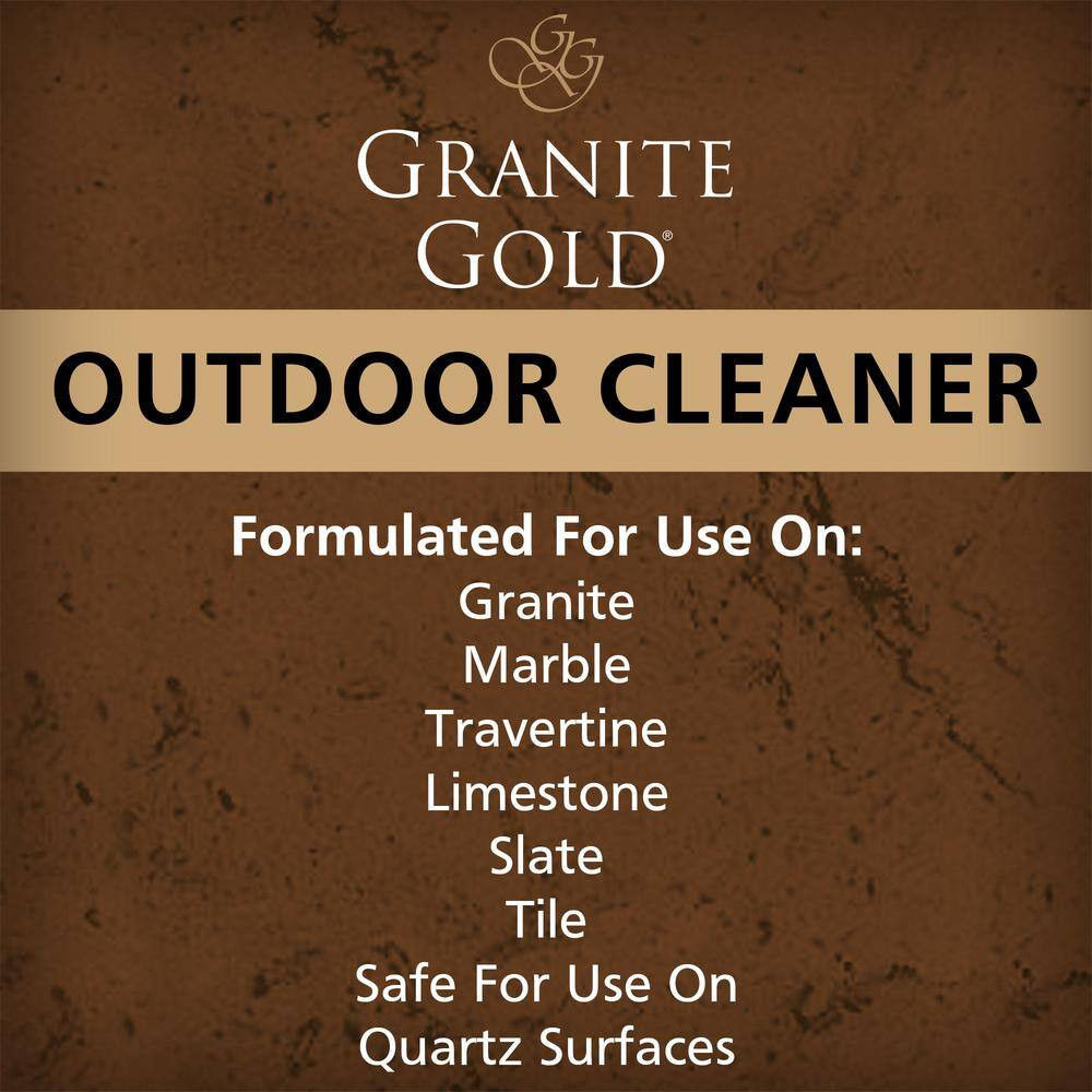 24 Oz. Outdoor Stone Cleaner and Countertop Polish for Granite, Marble, Traverti