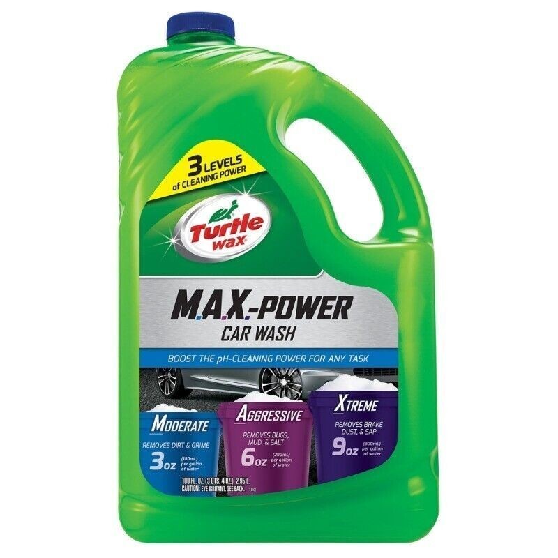 100 Oz 3 Levels of Cleaning Car Wash Removes Stuck On Bugs Mud Stains And Salt