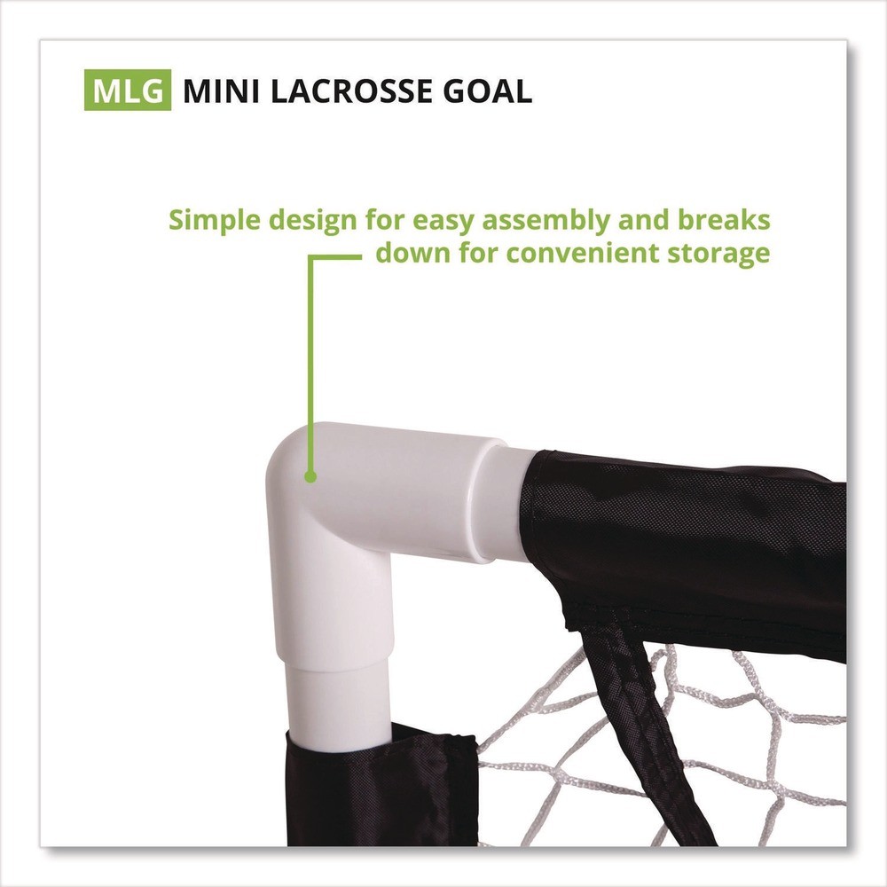 Champion Sports MLG 3 ft. x 3 ft. 1.5 in. dia. Frame Mini Lacrosse Goal New