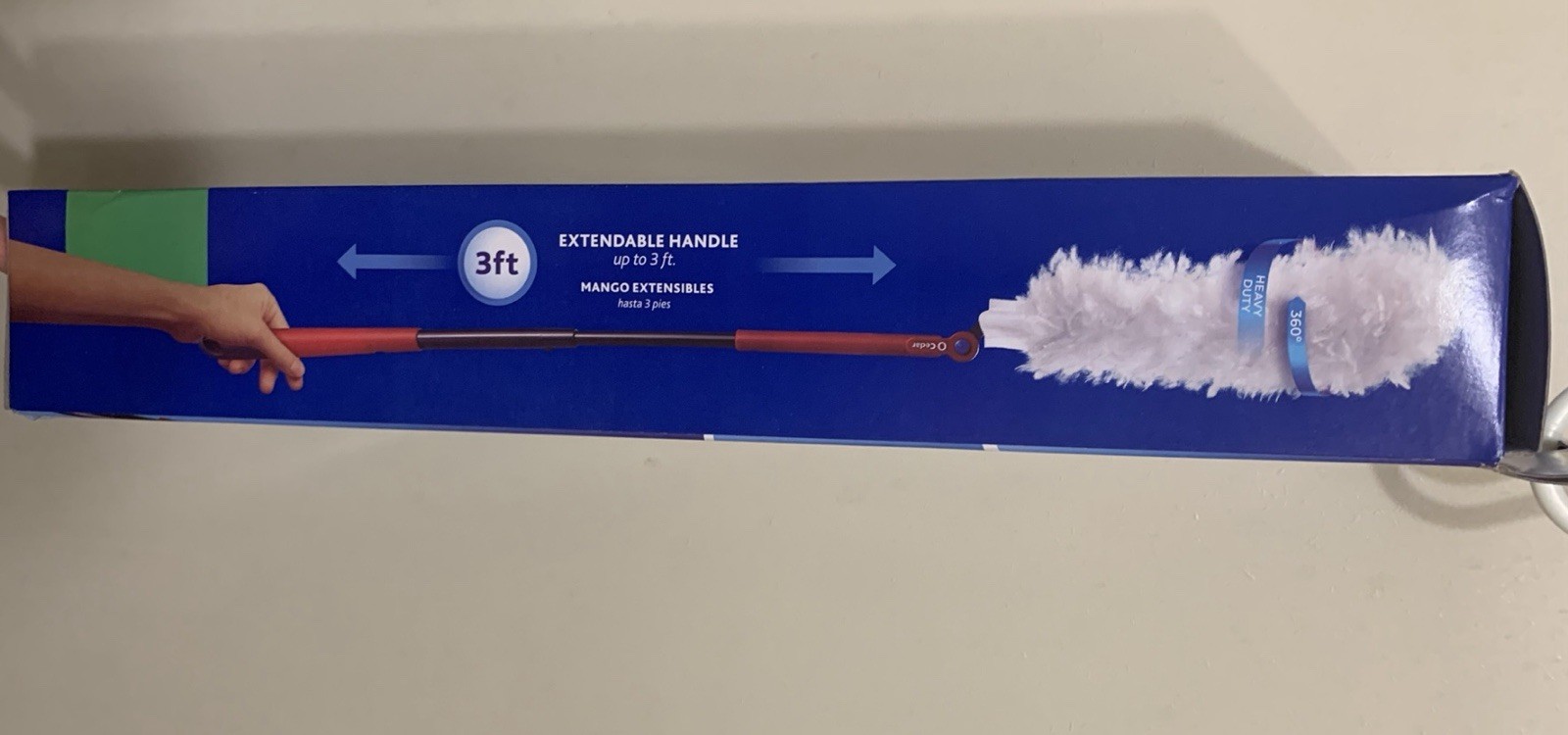 O-Cedar Flex&Catch Heavy Duty Dusting Kit Extendable Handle 5 Refill Multi angle