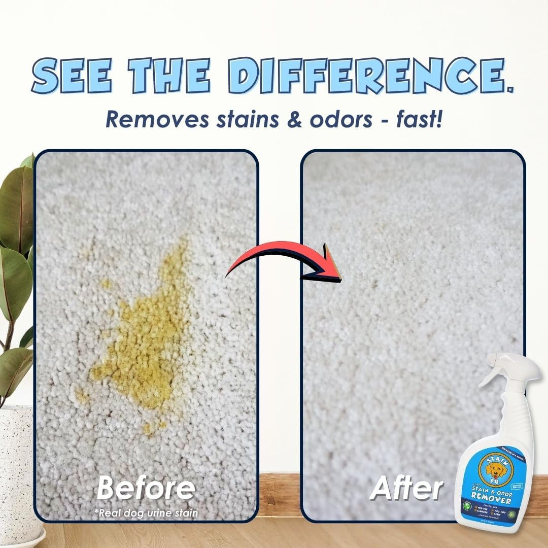 Pro Strength Carpet Odor & Stain Remover Works like Magic in a Bottle on Tough U