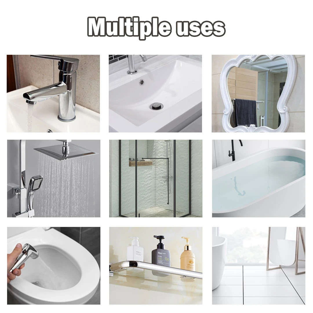 Bathroom Glass Cleaner Hard Water Spot Remover For Shower Door Ceramic Tiles