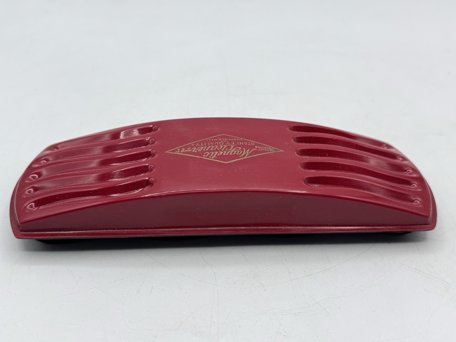 Vintage Stanley Quality Products RED Magnetic Cleaner with Box