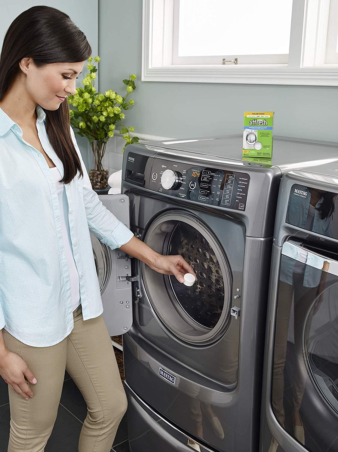 Affresh Washer Machine Cleaner, For Whirlpool, Maytag & amana, 6-Tablets, 8.4 oz