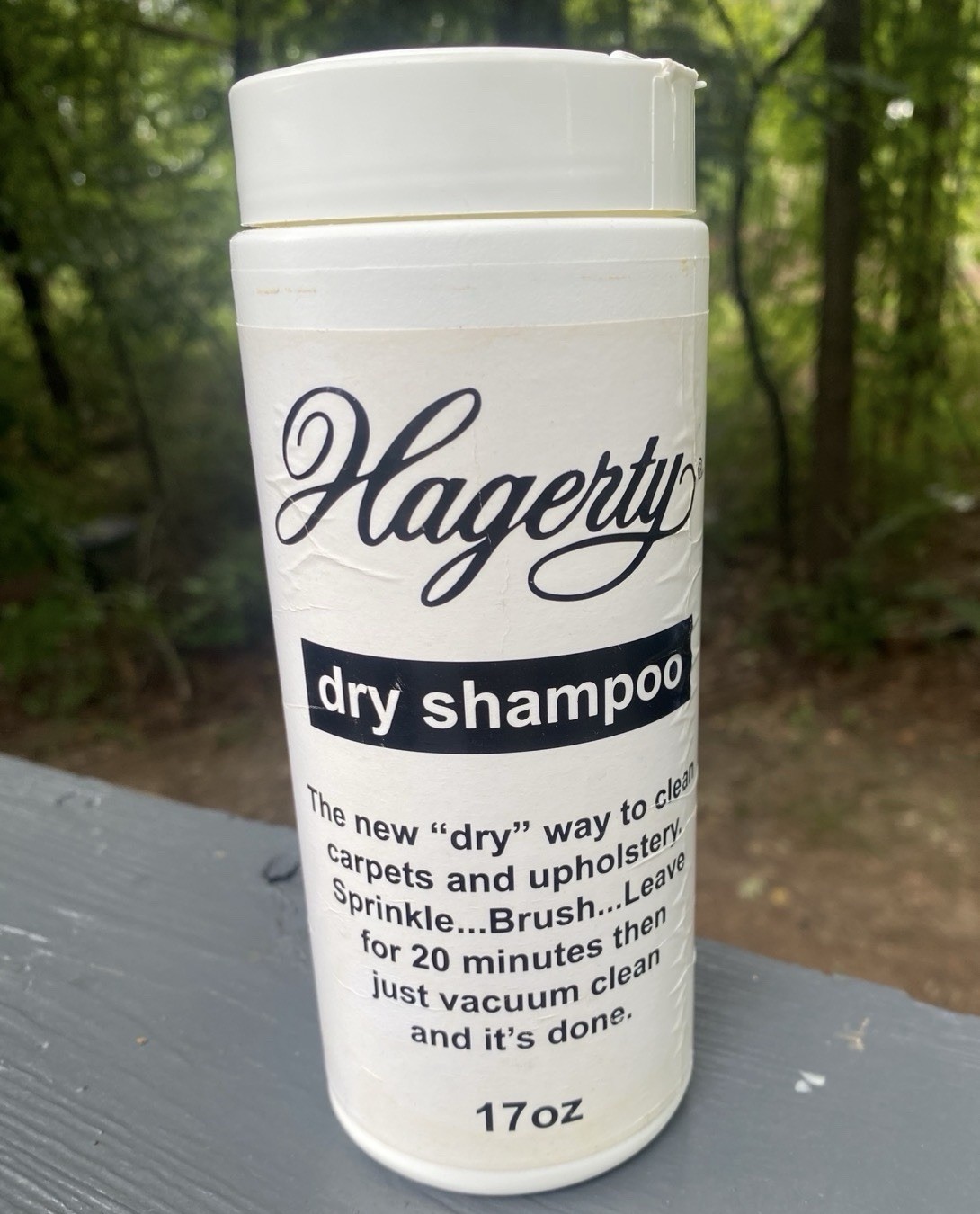 Hagerty Dry Shampoo and Upholstery Carpet Cleanser 17 oz Almost Full Bottle