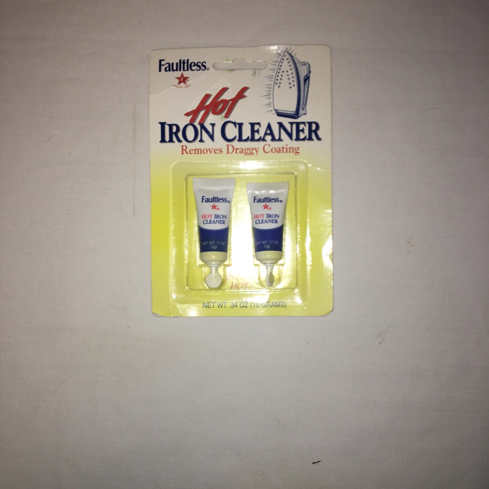 Lot Of 2 Faultless Hot Iron Cleaner New