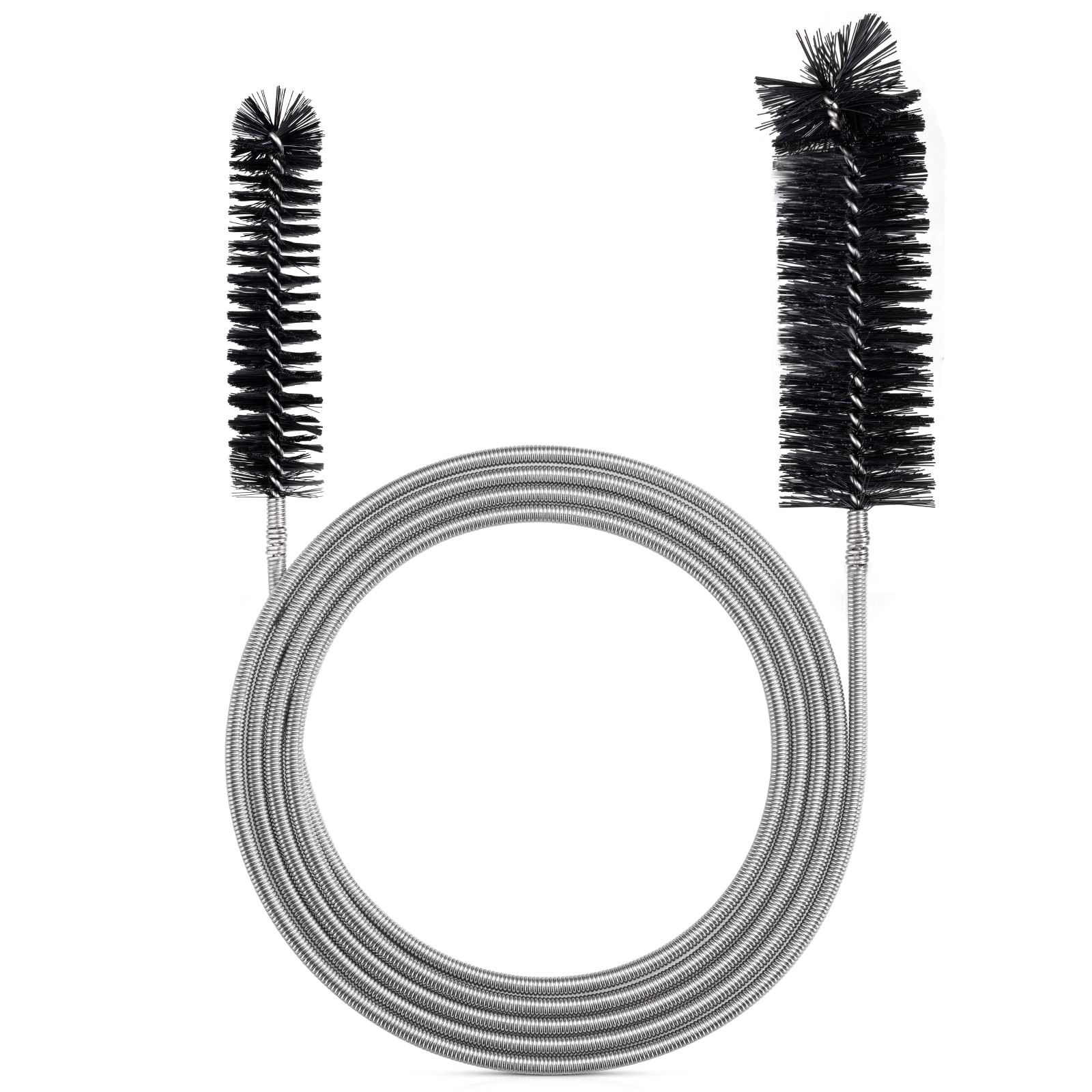 67 Inch Flexible Drain Brush Long Nylon Cleaner Brush Double Ended Pipe Cleaner