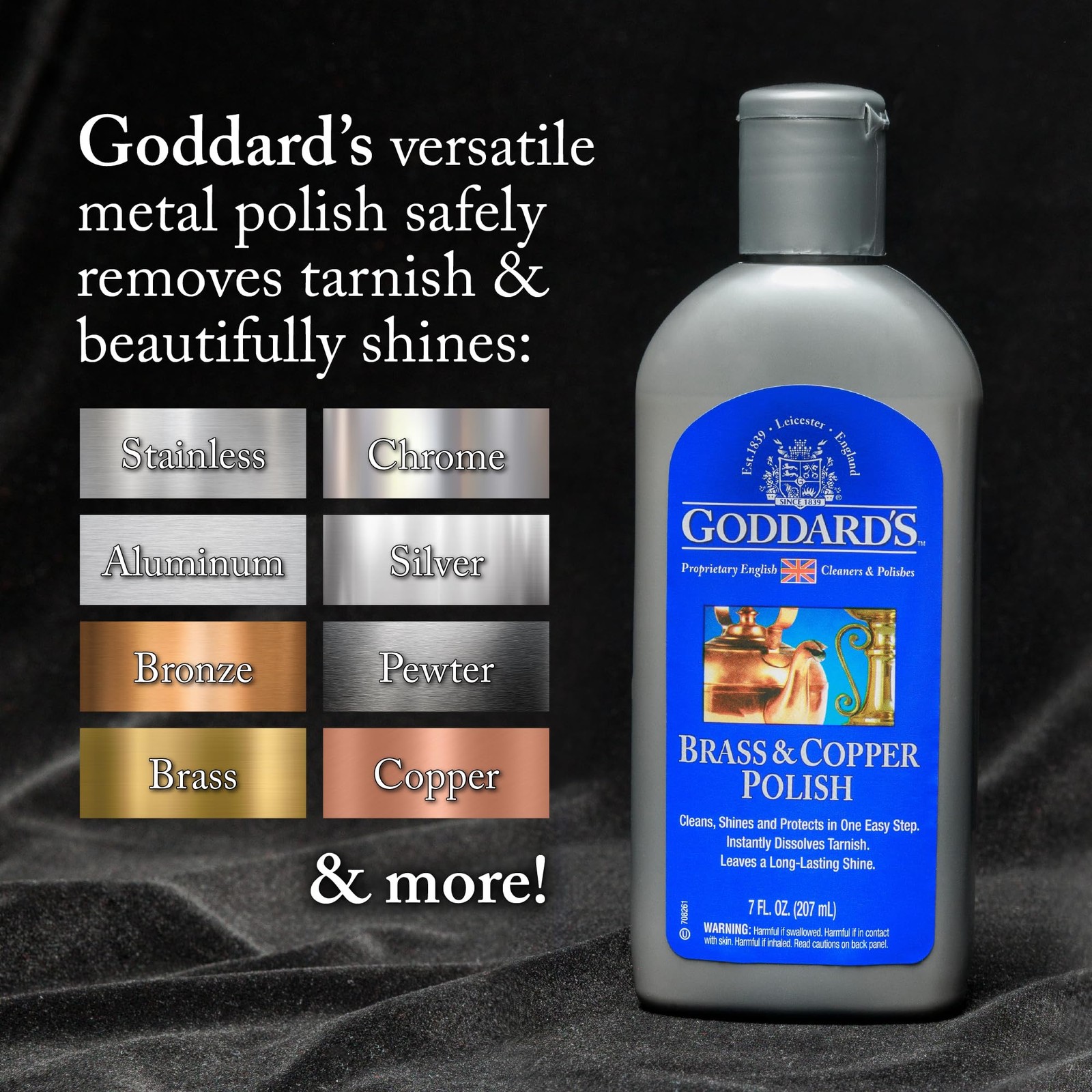 Copper & Brass Polish, Copper Cleaner & Brass Cleaner for Long-Lasting Shine,…