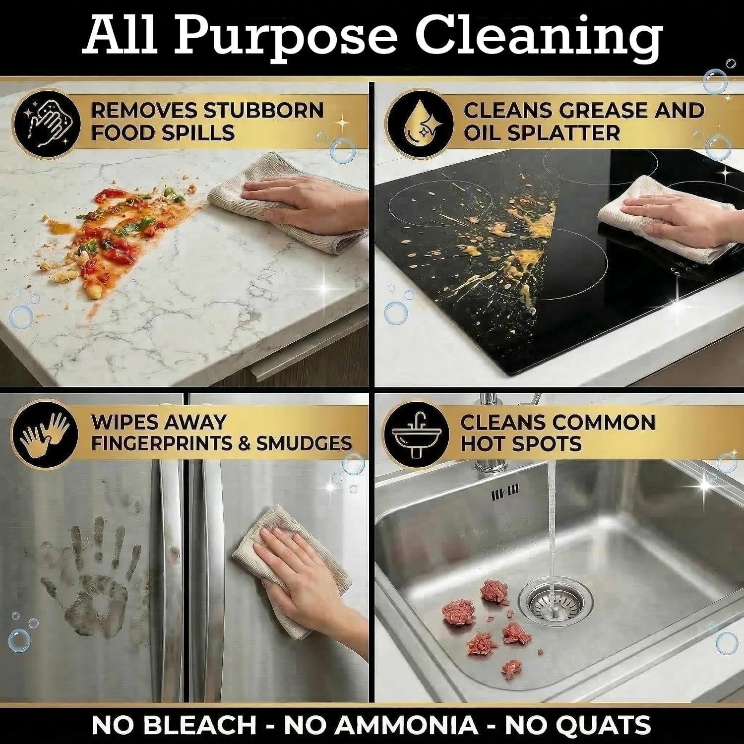 Eco-Friendly 16oz Cleaning Spray – Fume-Free & Streak-Free Multi-Surface Cleaner