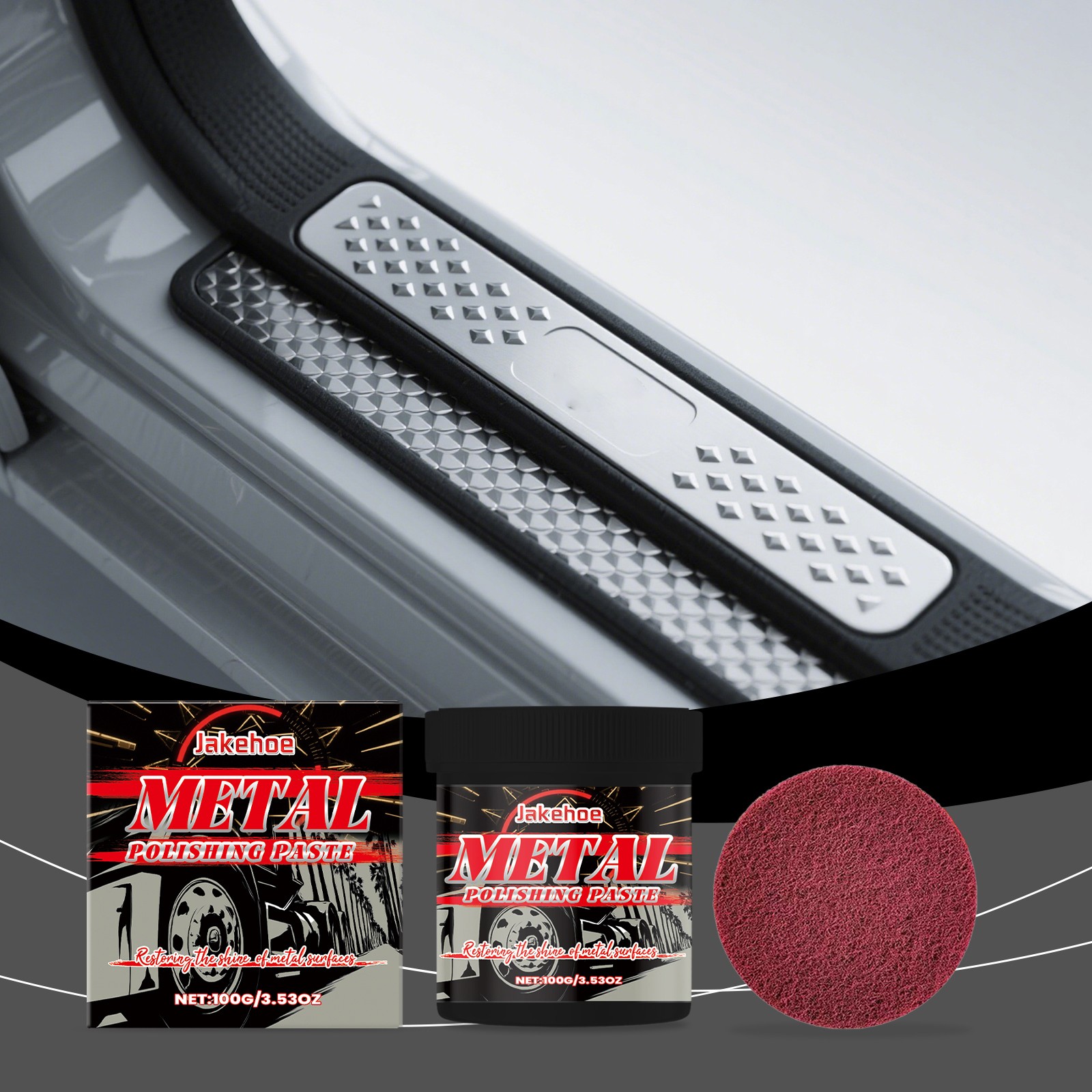 Automotive Polishing Paste – Metal Regular Surface Care Removes Dirt Way 🧹