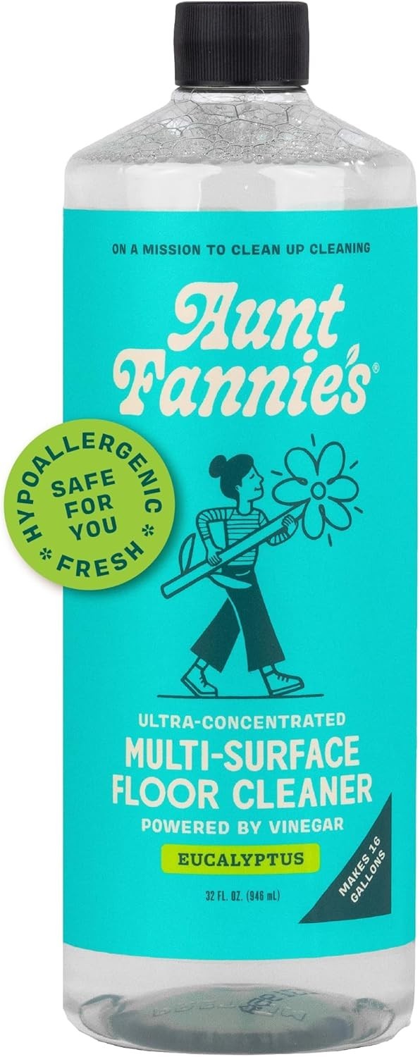 Ultra Concentrated Eucalyptus Floor Cleaner – Makes 16 Gallons, Natural & Safe