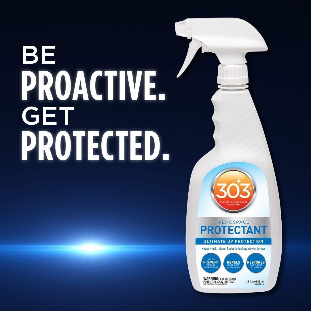 303 Aerospace Protectant Spray 32oz UV Protection Repels Dust Matte Finish