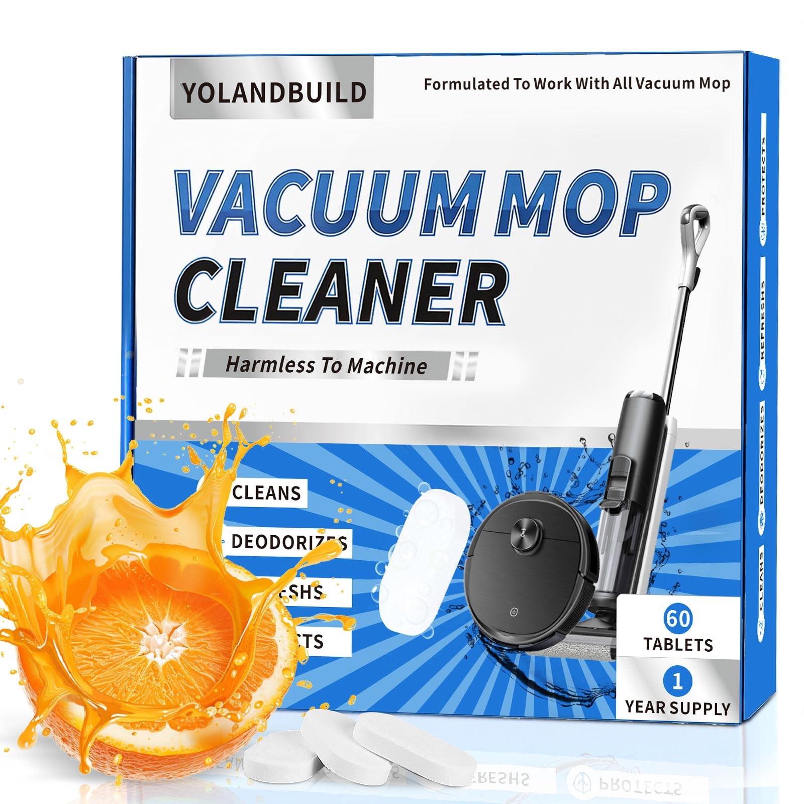 Floor Cleaning Solution Tablet,Compatible with Tineco, Deep Cleans for Multip…