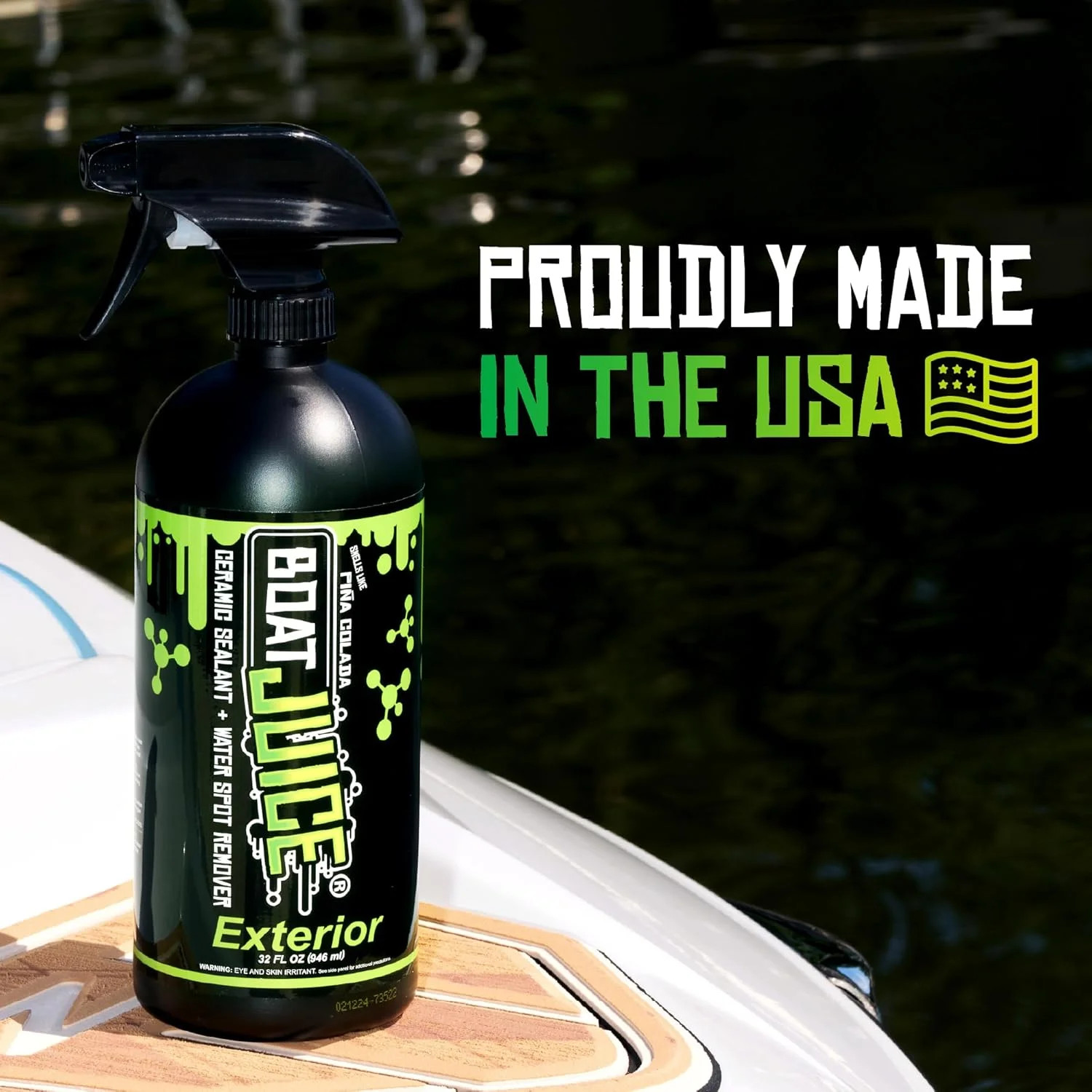 Boat Juice 2in1 Exterior Boat Cleaner & Protectant Spray | Water Spot Remover wi