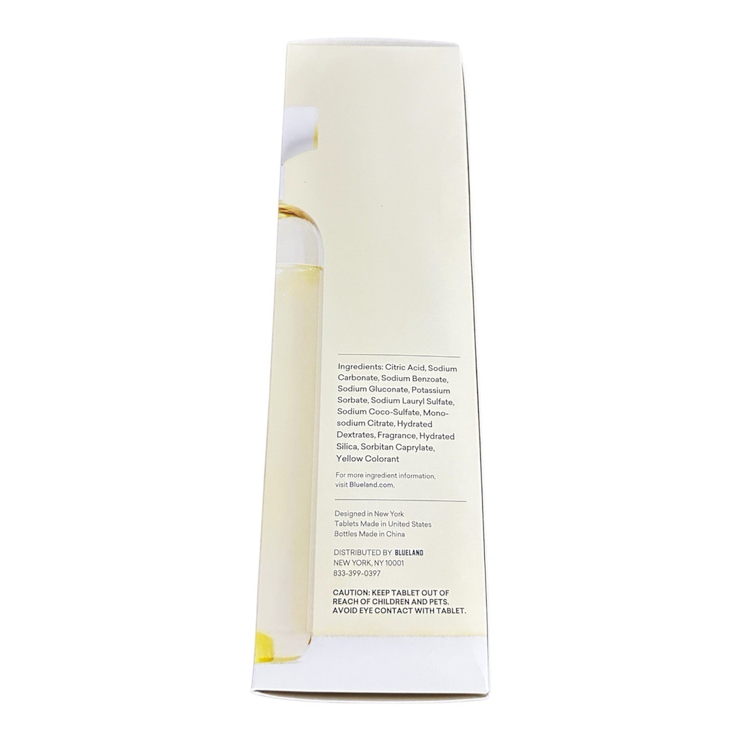 Blueland Multi-Surface Cleaner Starter Set Fresh Lemon 24oz Refillable Bottle