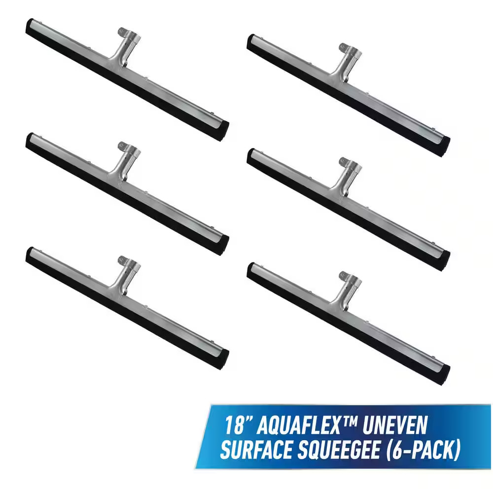 18 In. Moss Rubber Floor Squeegee (6-Pack) Free Shipping New