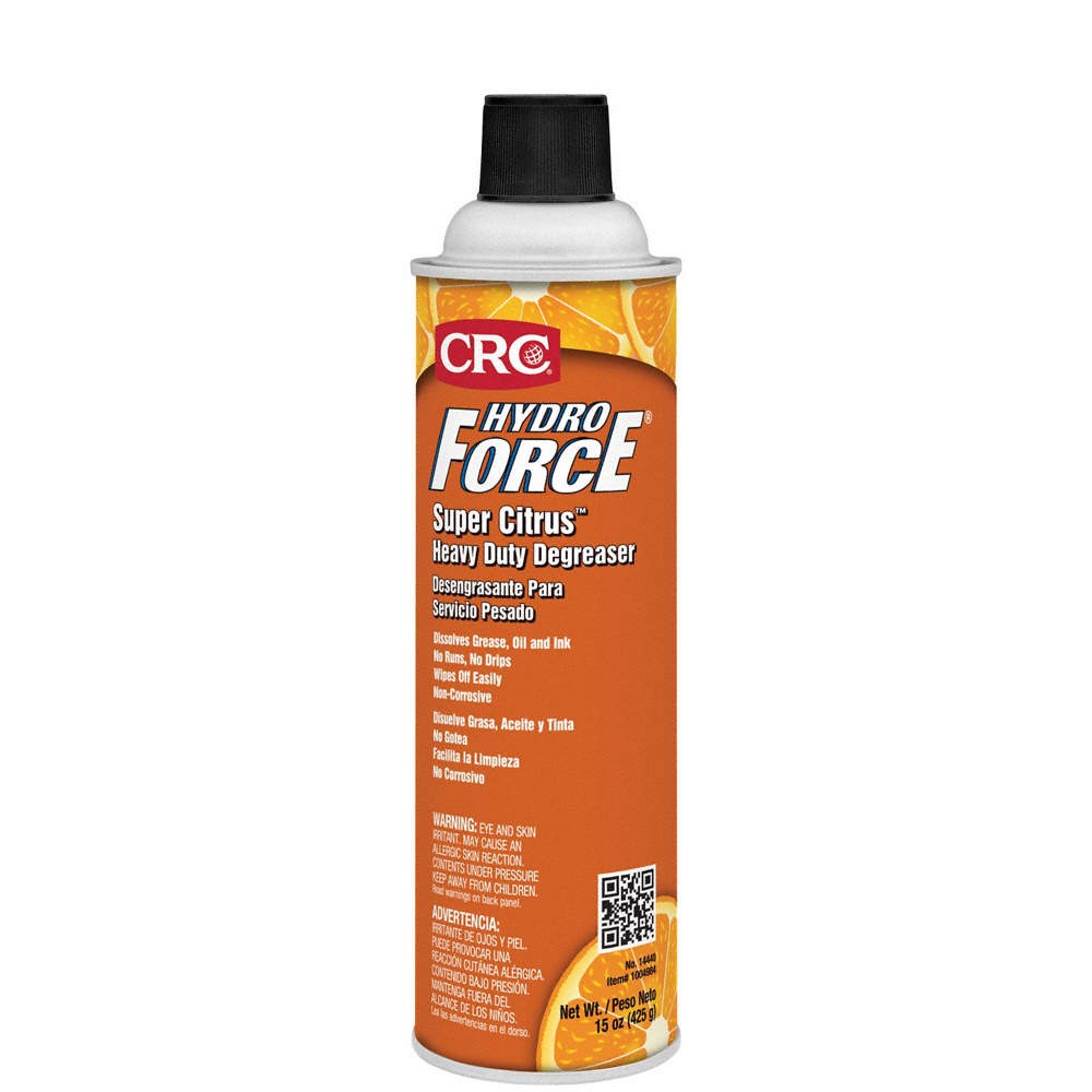 CRC 14440 Heavy Duty Degreaser,Citrus,20oz,Aerosol 4JB54