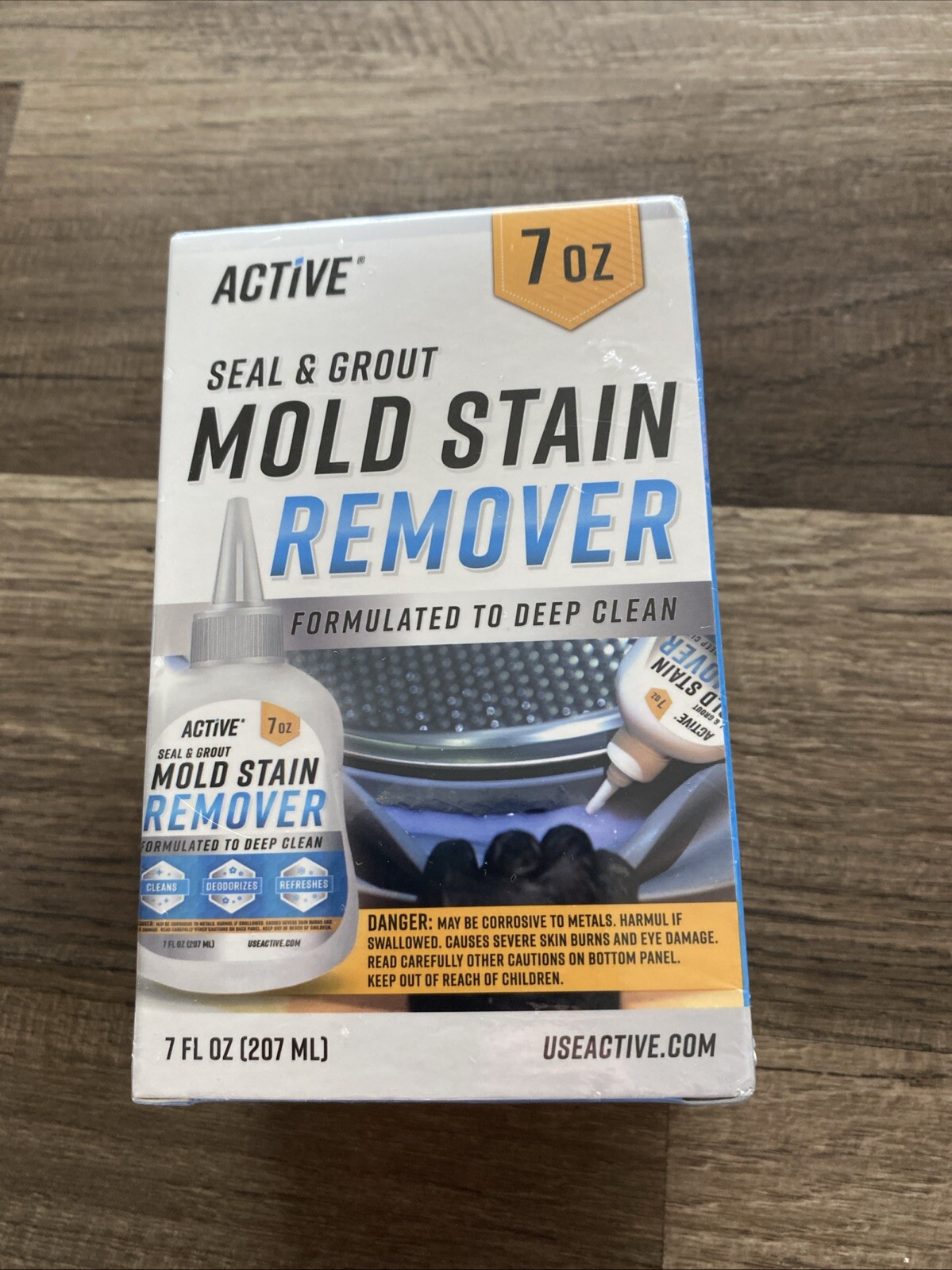 Active Mold Stain Remover Seal Grout Deep Clean 7oz/5