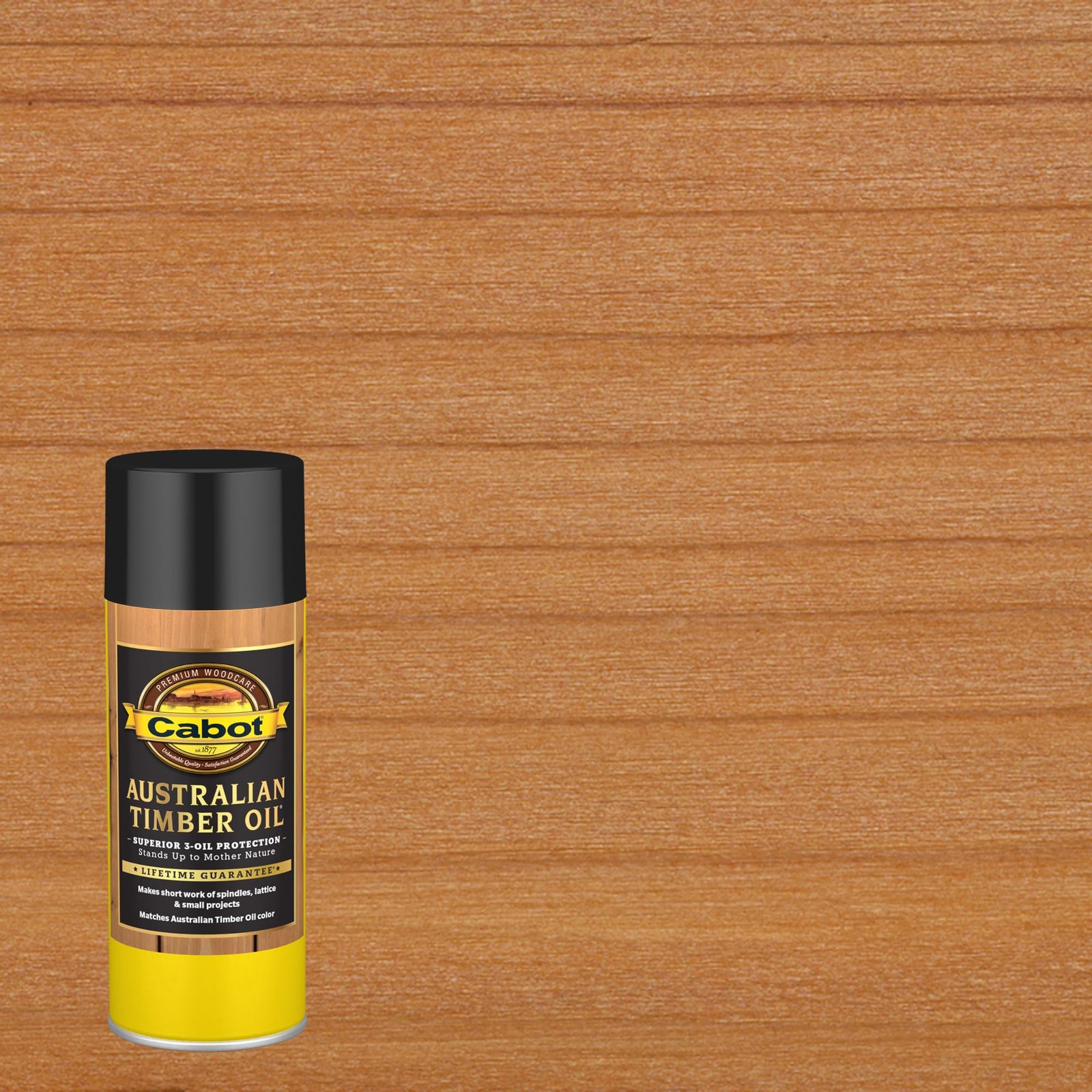 Cabot Australian Timber Oil Wood Stain and Protector, Aerosol, Honey Teak