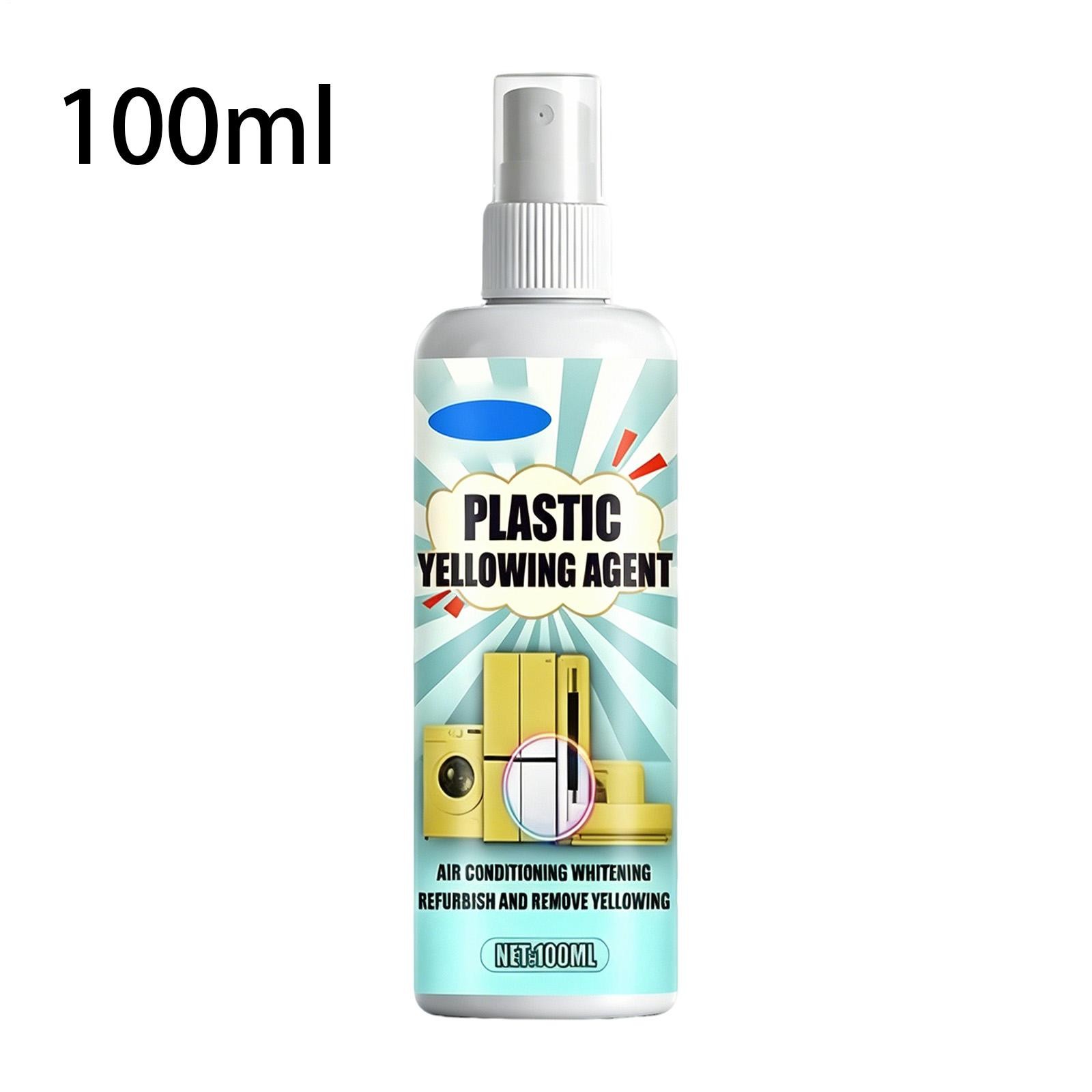 1PC Plastic Yellowing Remover Anti Oxidation Cleaning Agent 100ml