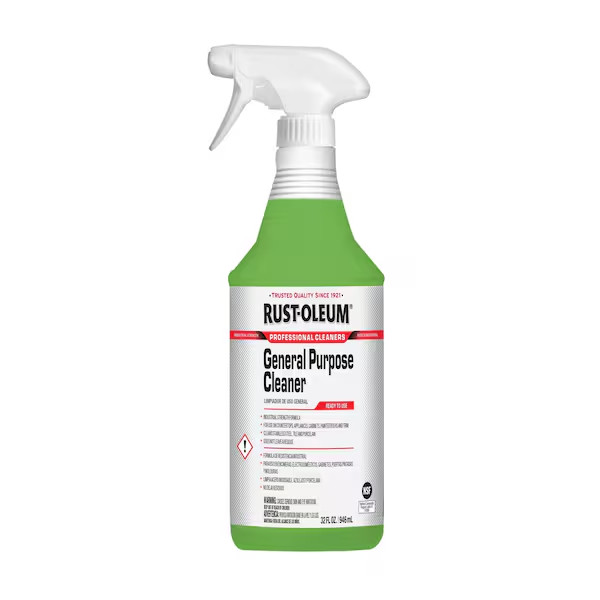 Rust-Oleum Professional Cleaners 352264, Trigger Spray Bottle 32 oz, (6 pack)