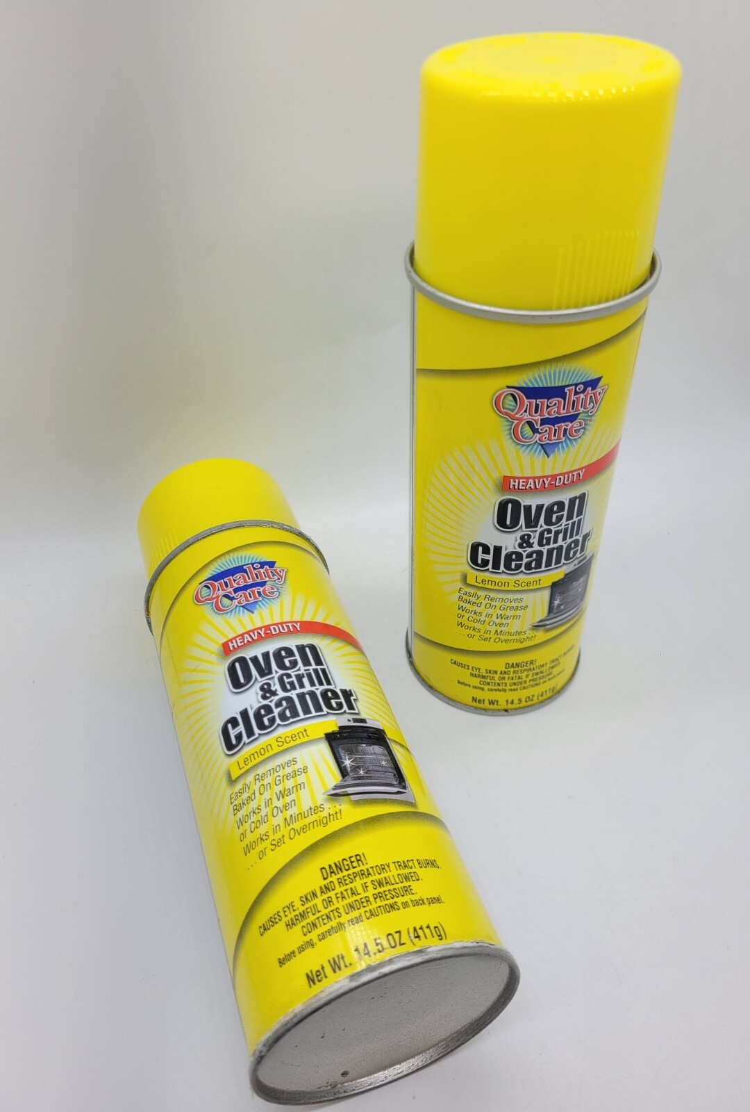 (Bundle Of 2) Heavy Duty Oven & BBQ Grill Cleaner Spray in Lemon Scent, 14.5 Oz