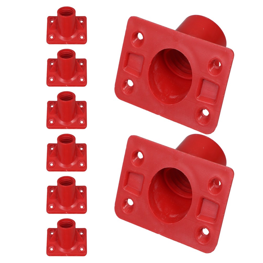 8 Pcs Broom Handle Adapter Scrub Brush Attachment Replacement Floor