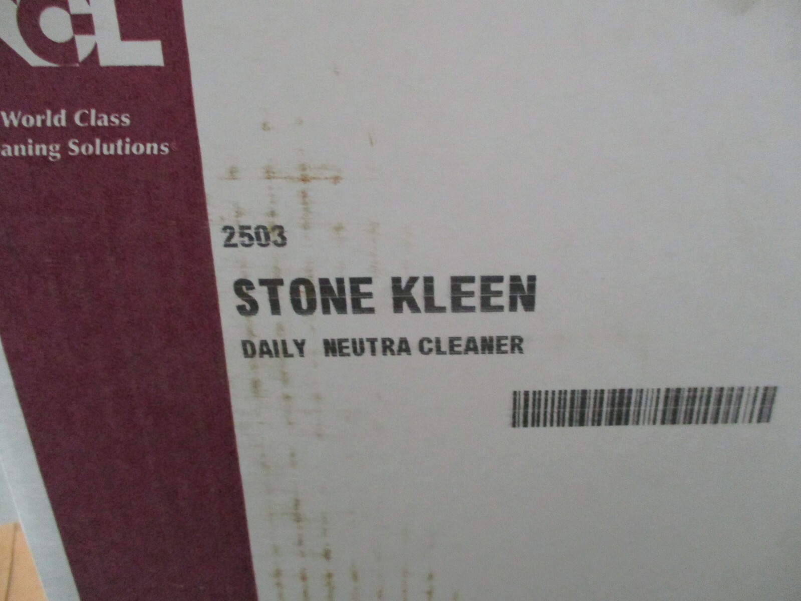 CASE OF 4 GALLON NCL STONE KLEEN 2503 DAILY NEUTRAL STONE CLEANER FREE SHIPPING