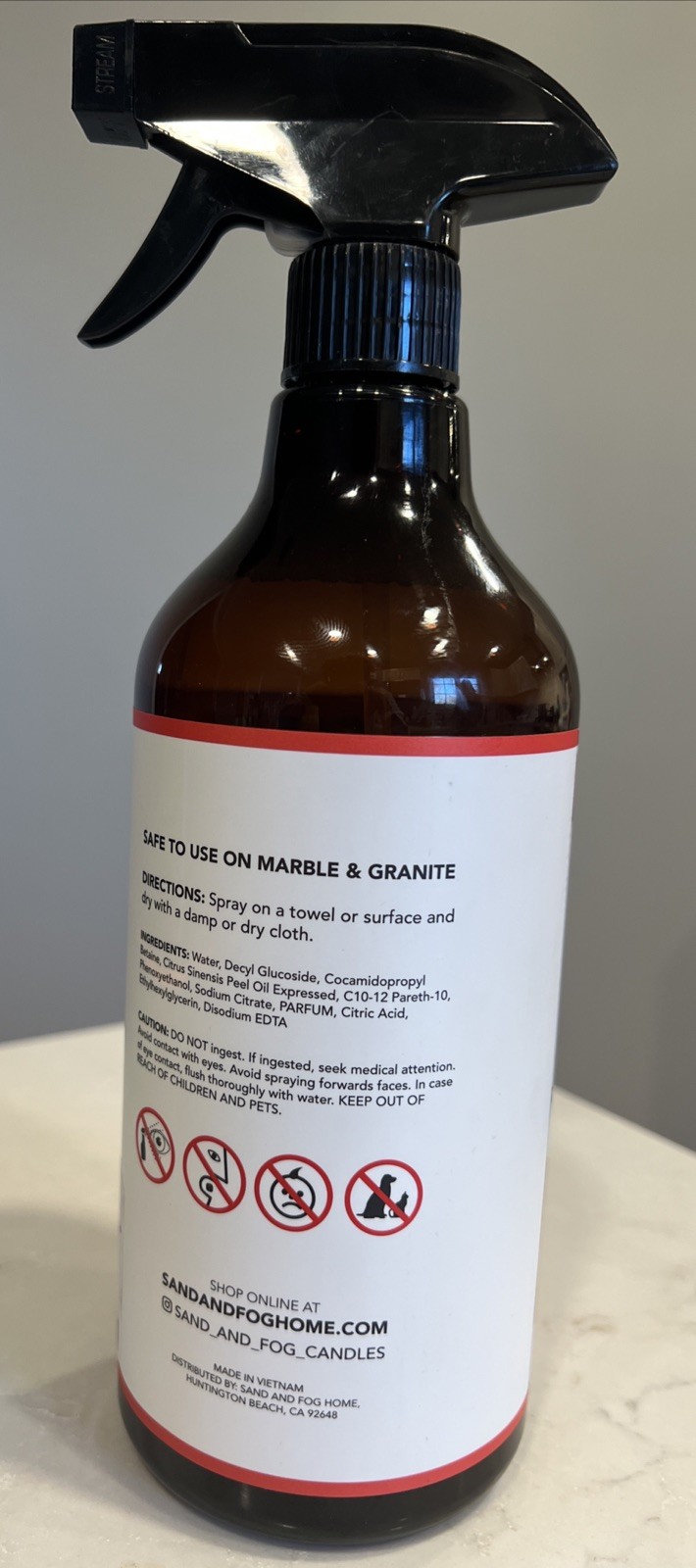 SAND + FOG™ Plant-Based Kitchen REFRESHER & CLEANER ~ Grapefruit