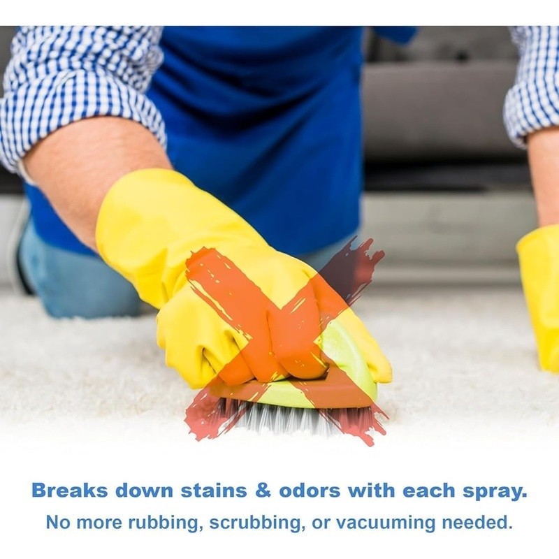 Aerosol Carpet Stain Remover Instant Cleaner Pet Safe Deodorizer Plant Based New