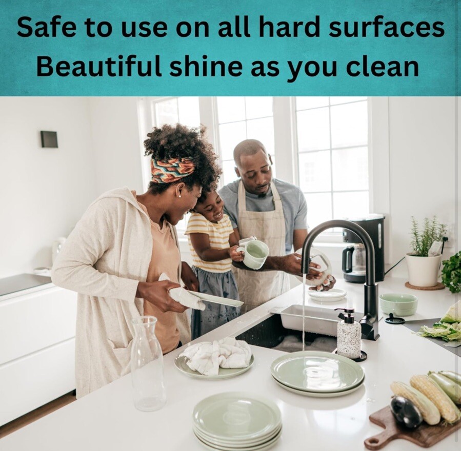 Daily Spray & Shine Quartz Countertop Cleaner & Polish~UV Anti-Fade~32oz
