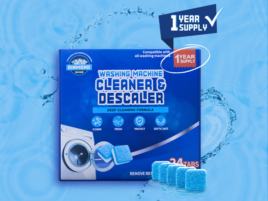 Deep Cleaning Washing Machine Tablets – HE Front Loader & Top Load Washer
