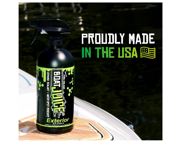 Boat Juice 32 Oz Spray Cleaner And Sio2 Ceramic Sealant For Glossy Finish