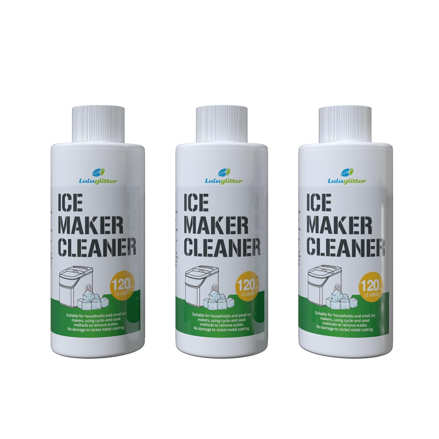 Ice Maker Countertop Cleaner 240ml 4 Use For lce Machine Cleaner and Descaler…