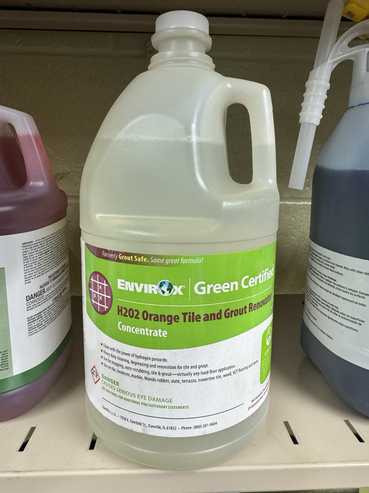 EnvirOx Green Certified H2O2 Orange TILE & Grout Renovator 1 Gallon
