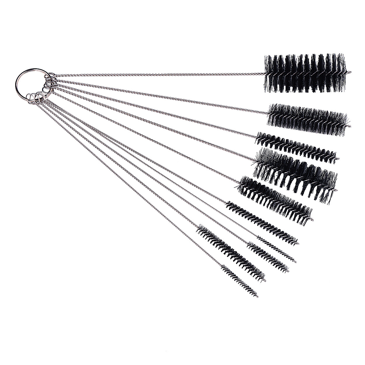 10Pcs Nylon Straw Brush Cleaner Bottle Tube Pipe Small Long Stainless Steel Tool