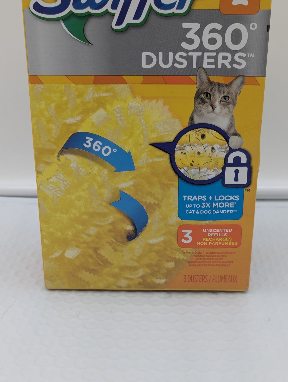 2016 Swiffer duster 360 Pet Refills Unscented 3 Pack Brand New Sealed