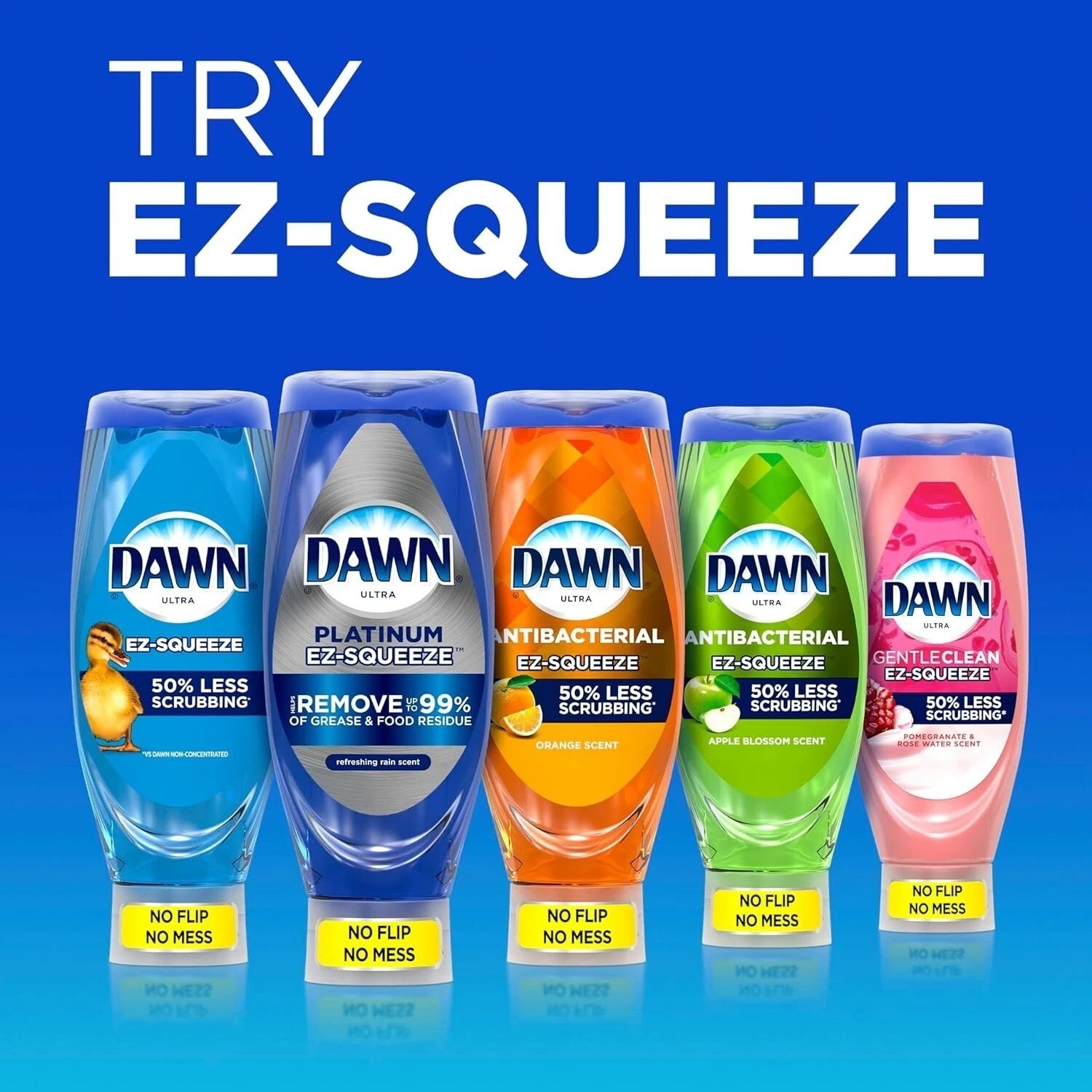 Dawn EZ-Squeeze Ultra Dish Soap Dishwashing Liquid, Original Scent, 22.0 fl oz