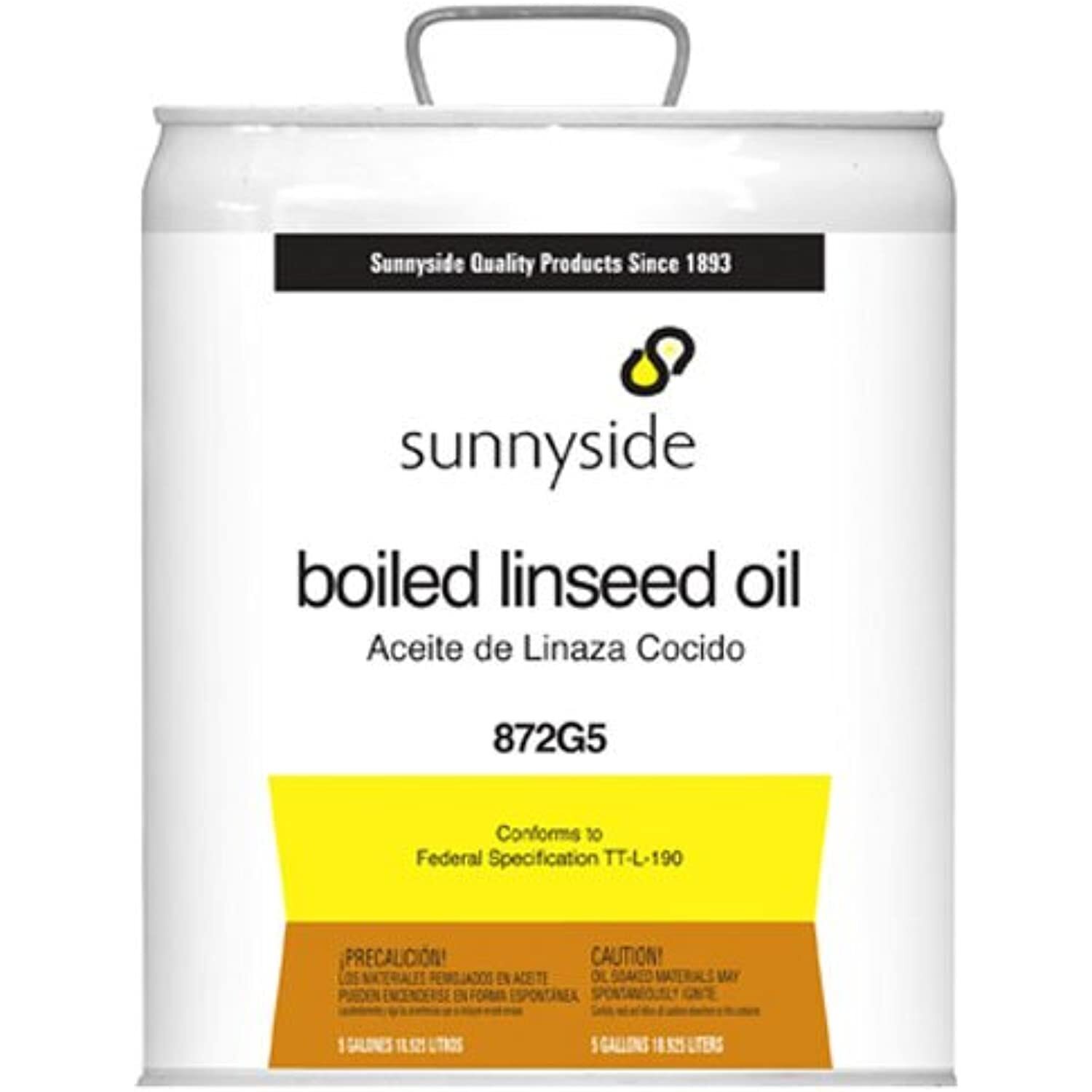 SUNNYSIDE CORPORATION Sunnyside 872G5 5-Gallon Boiled Linseed Oil