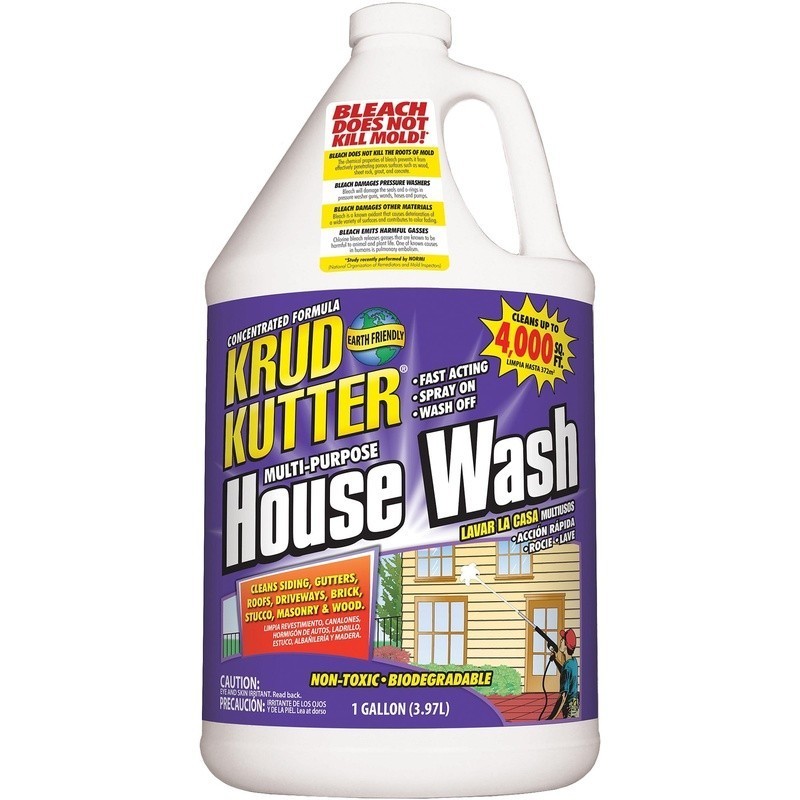 Multi-Purpose House Wash Cleaner Siding Roof Gutters Concrete Mold Mildew Algae