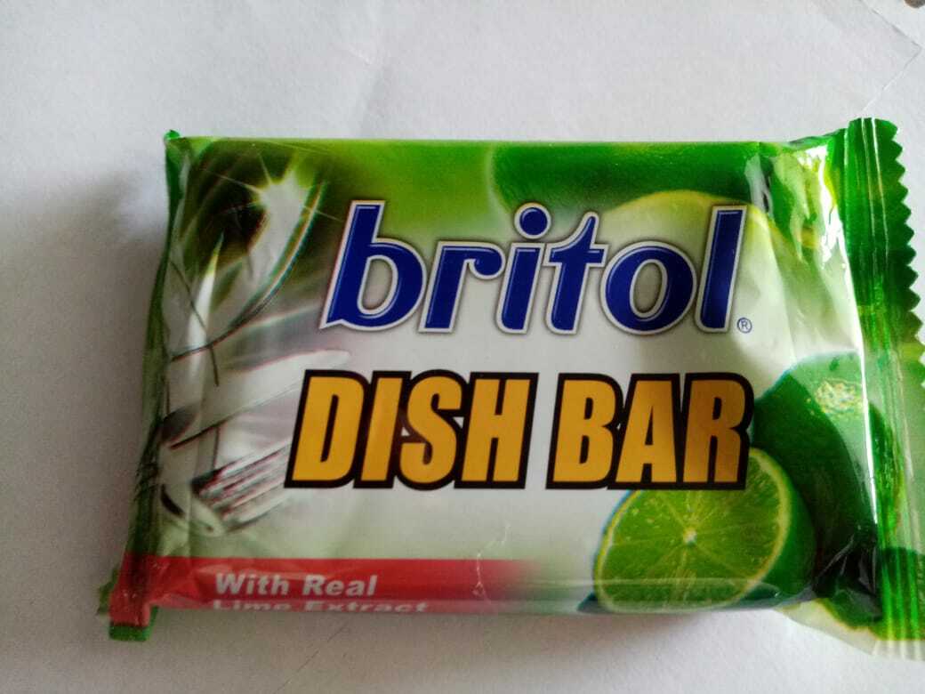 Britol Dish wash kitchen bar soap with real lime extract removes tough stains