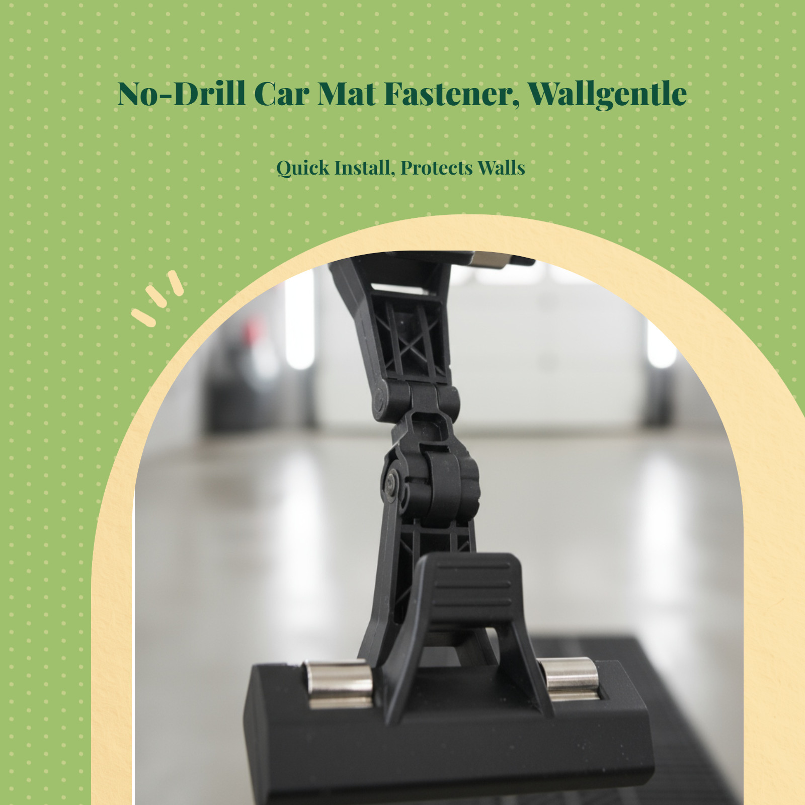 Car Mat Clamp, Stainless Steel Floor Mat Hanger, sturdy Cleaning Fastener