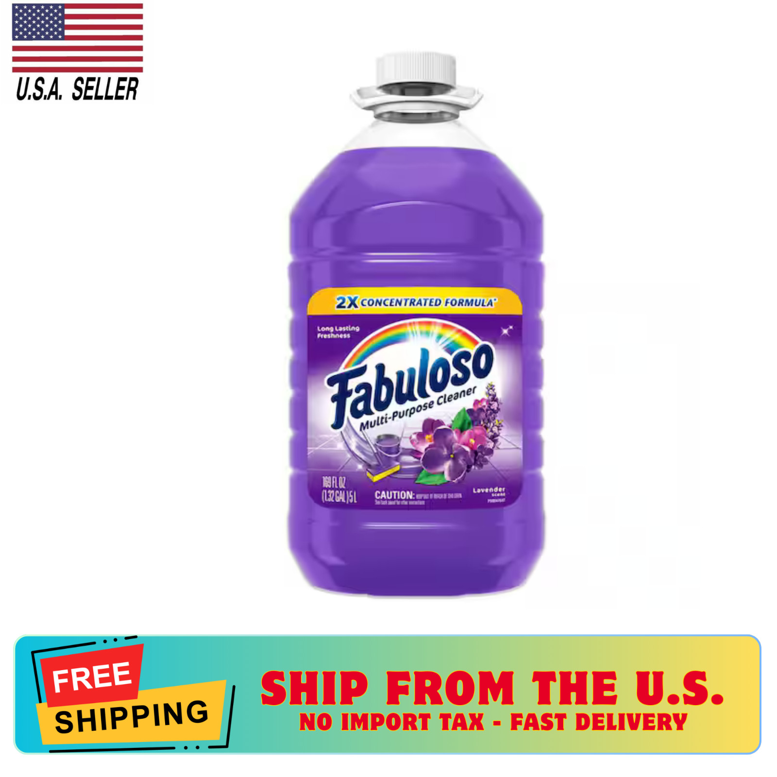 Fabuloso Lavender Multi-Purpose Cleaner – 2X Concentrated Formula Floor Cleaner