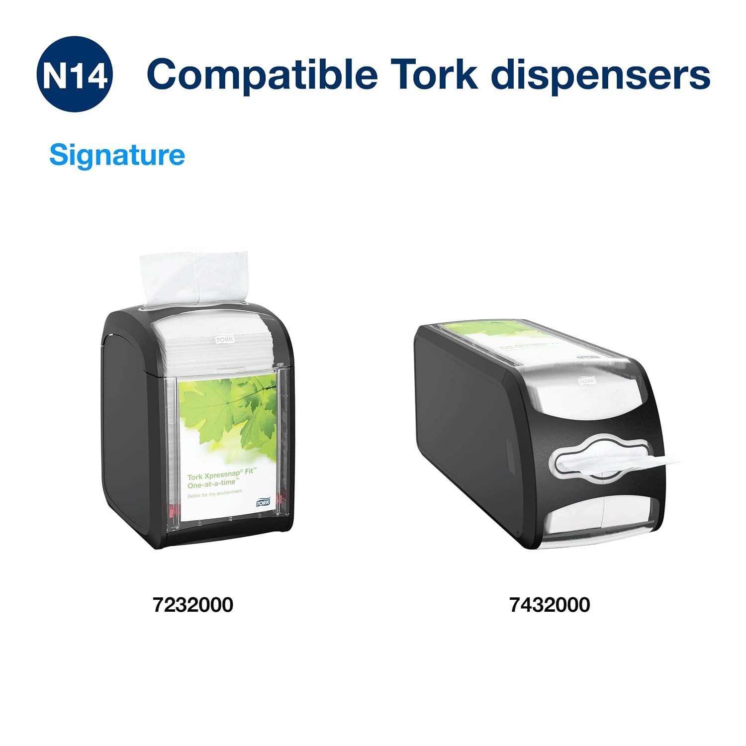 Tork Xpressnap Fit Natural Dispenser Napkin N14, C-Fold, 1 ply, 240 napkins, 4