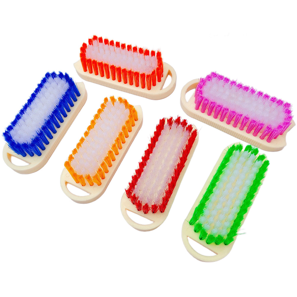Multipurpose Plastic Brush for Shoes Laundry Cups Crevices Stiff Bristles