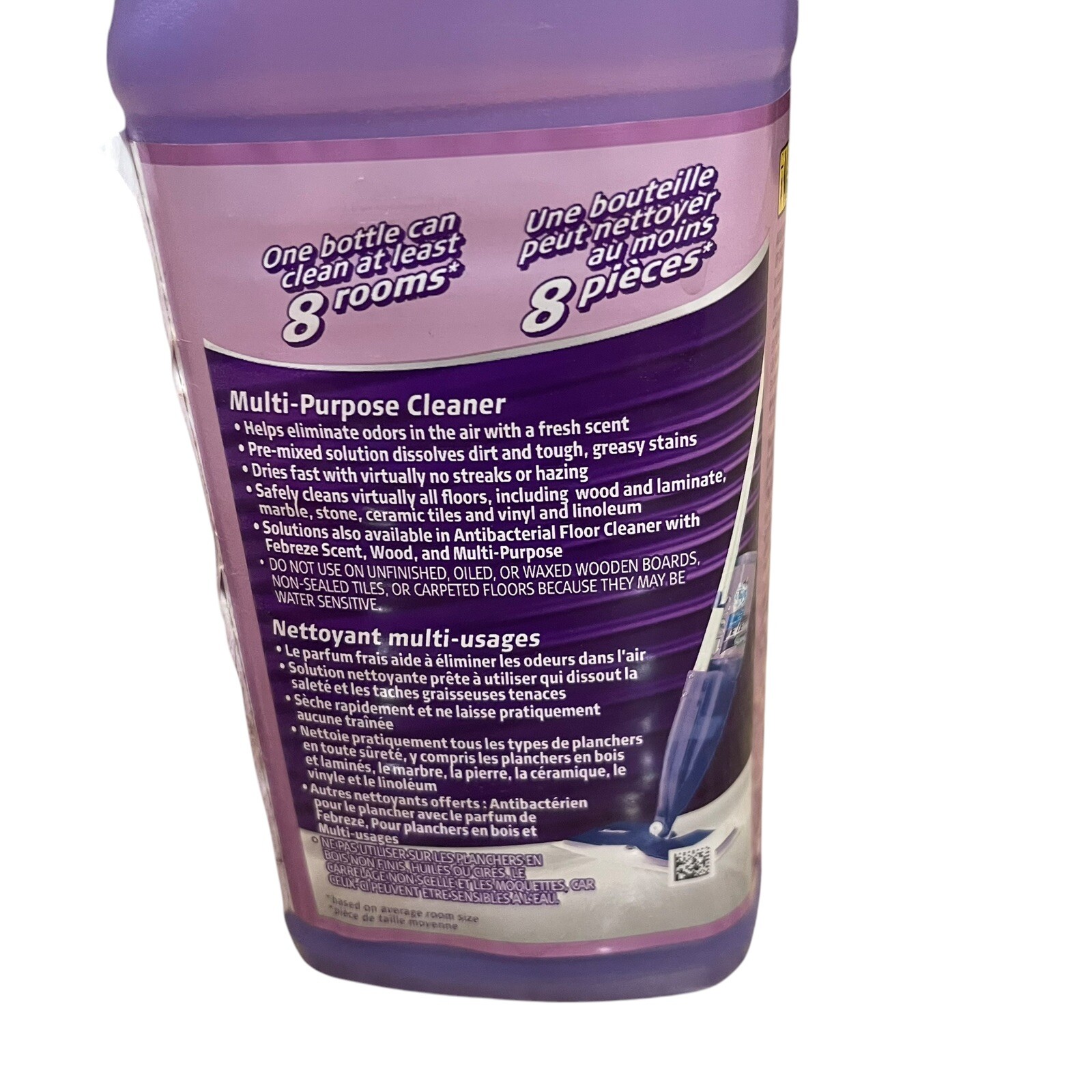 Vtg Swiffer Wet Jet Multi Purpose Cleaner Febreze Lavender Vanilla 1L 33.8 fl oz