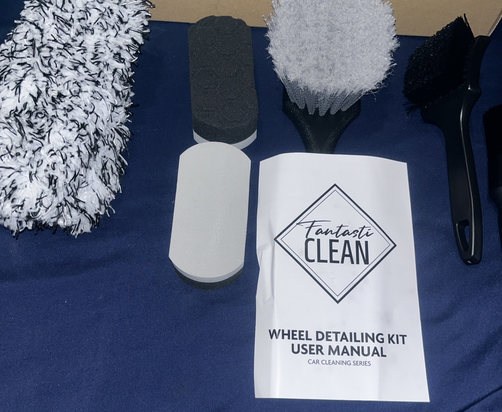 Fantasticlean Car Wheel Cleaning Kit-Soft Brush, Detailing Pads, Scratch…