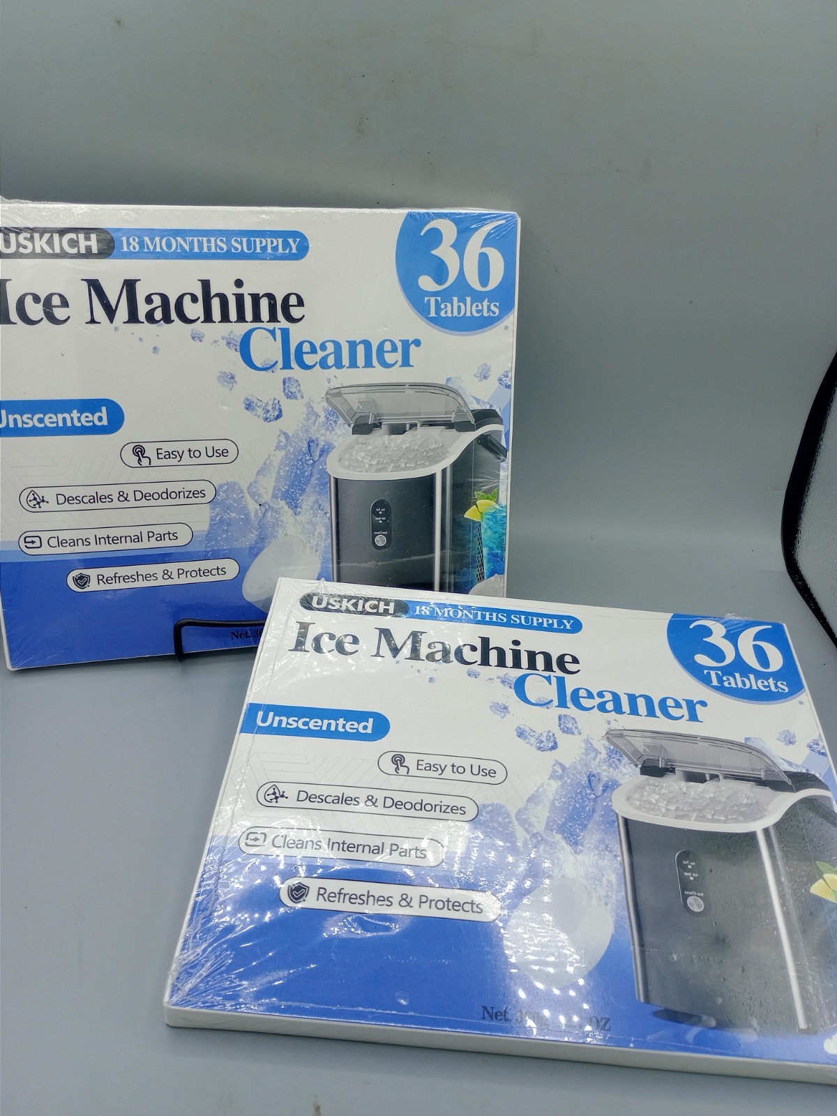2x Ice Machine Cleaner Descaler Gentle Cleaning Descaling Sheet 72 Pcs.