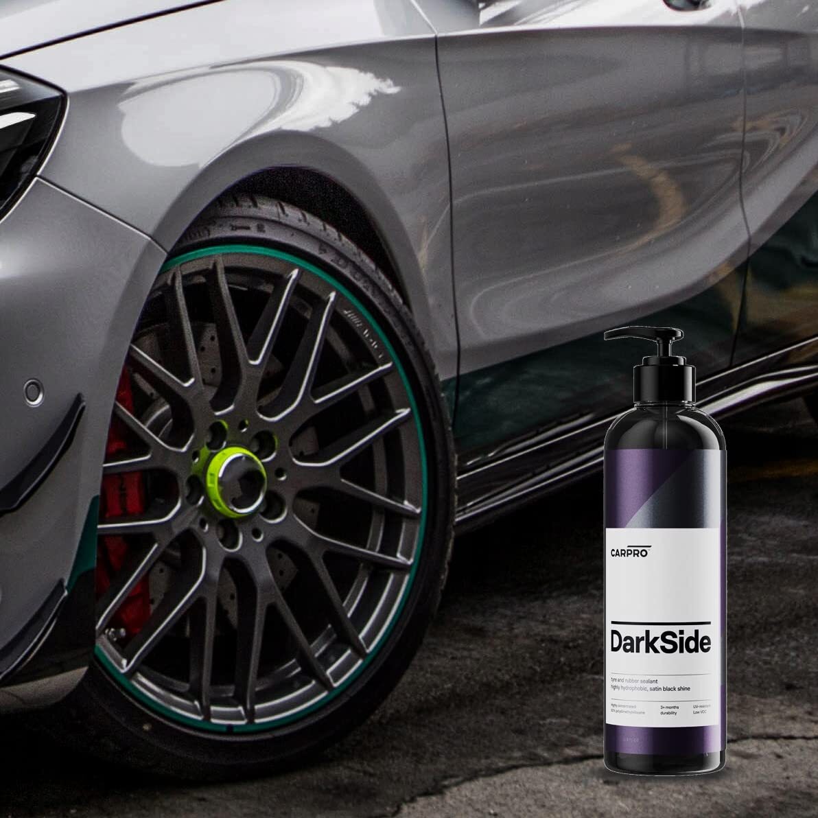 CARPRO Darkside – Tire & Rubber Sealant Hydrophobic & Self-Cleaning Satin